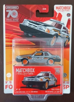 Matchbox - '93 Ford Mustang LX Police- OVP - 2023 Collectors - #10/22 JPN Import - Bild 1 von 2