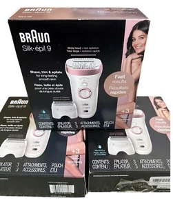 NEW OPEN BOX Braun Silk-épil 9 Epilator 9-720 Hair Removal Device MSRP $99.99 - Picture 1 of 3