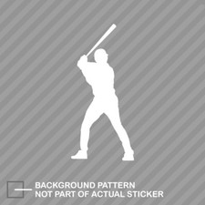 Baseball Batter Sticker Decal Vinyl home run yard