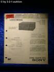 Sony Service Manual TC H500 Cassette Deck (#0721)