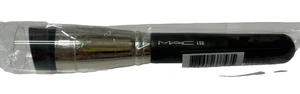 MAC 196 Slanted Flat Top Professional Makeup Foundation Brush 4 Piece Set -NEW - Picture 1 of 5