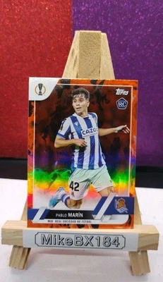 PABLO MARIN 2022-23 Topps UEFA INFERNO RC #145 Real Sociedad de Futbol  - Image 1 of 2
