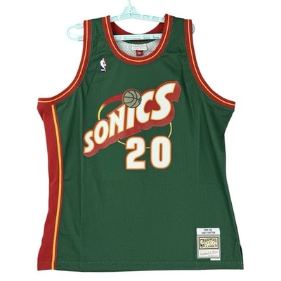 Camiseta deportiva Mitchell & Ness Seattle SuperSonics Gary Payton 1996 verde Swingman talla 2XL Foto 1 de 4