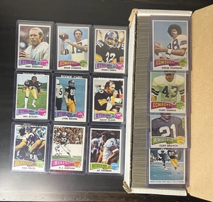 1975 Topps Football Complete Set (528/528).  Higher Grade.  Swann RC. - Picture 1 of 8
