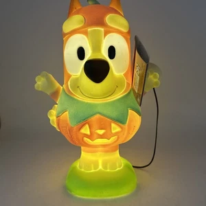 12” Halloween Blow Mold Decor Bingo Pumpkin Costume Night Light (See Desc) - Bild 1 von 13
