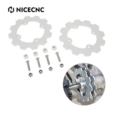 NICECNC Rear Dual Sprocket Cover Guards For Yamaha Raptor 700 700R SE 2011-2025 Foto 1 de 4