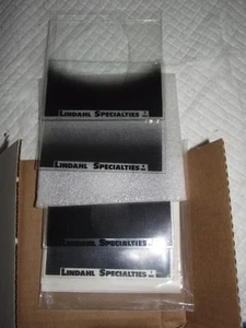 LINDAHL SET OF 4 NEUTRAL DESITY 4.5 X 4.5 INCH GLASS FILTERS NO. 1, 2, 3, 4, NEW - Picture 1 of 7
