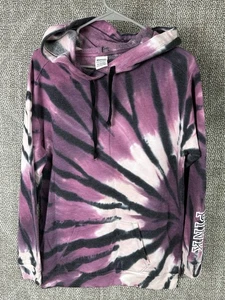 Victoria’s Secret PINK lila Batik Pullover Hoodie Gr. XS weich neu ohne Etikett - Bild 1 von 4