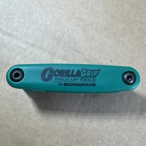 Bondhus 12634 GorillaGrip Set of 8 Star Fold-up Keys, sizes T9-T40 - Picture 1 of 8