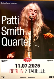 PATTI SMITH QUARTET 2025 BERLIN - orig. Concert Poster - Konzert Plakat - DIN A1 - Picture 1 of 1