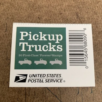 Camionetas pickup 2016 bloque de 4 estampillas #5104-07 Foto 1 de 2