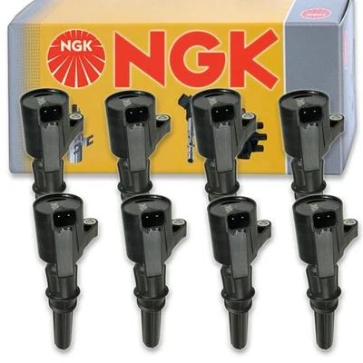 Bobina de encendido NGK de 8 piezas para Ford E-150 Club Wagon 2003-2005 5,4 L 4,6 L V8 - op Foto 1 de 4