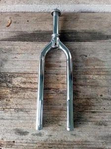 NOS 1994 Wald Chrome 20” Bmx Fork 1” Threaded- 96mm Spacing Mid School   - Picture 1 of 9