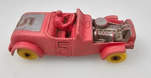 Vintage 1950s Auburn #2 Red Ruber Toy Roadster Race Car - Picture 1 of 3