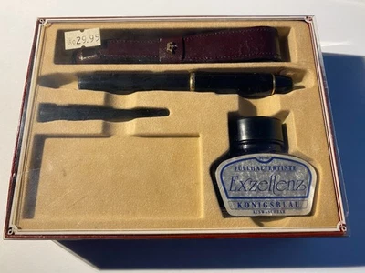 Set Füllfederhalter Iridium Point Germany M mit Etui und Füllhaltertinte 30ml - Bild 1 von 4