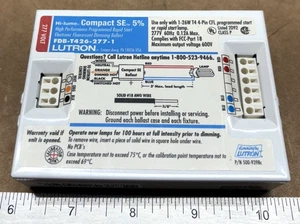 Lutron FDB-T426-277-1 Hi-Lume Compact SE 5% Dimming Ballast 277V 26W CFL - Picture 1 of 6