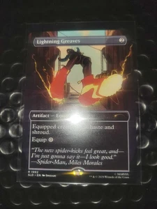 Guarida Secreta Spider-Man Magic The Gathering Heroic Deeds Lightning Greaves - Imagen 1 de 2