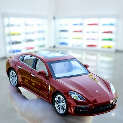 1:24 Porsche Panamera Diecast Car Alloy Model – Sound Light & Pull-Back Toy Gift - Image 1 of 4