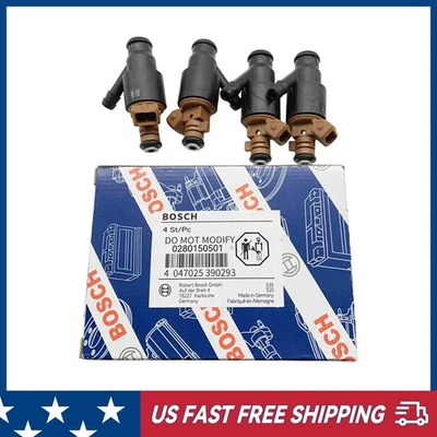 4 NEW GENUINE AURUS FUEL INJECTORS FOR 94-99 BMW 318is 318i 318ti Z3 0280150501 Foto 1 de 4