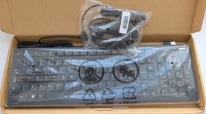 Lenovo LXH-EKB-10YA Ultra Slim Wired USB Keyboard and Mouse - Picture 1 of 5