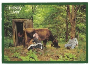 Kansas City Missouri Hillbilly Humor Rural Chrome Vintage Postcard - Picture 1 of 2