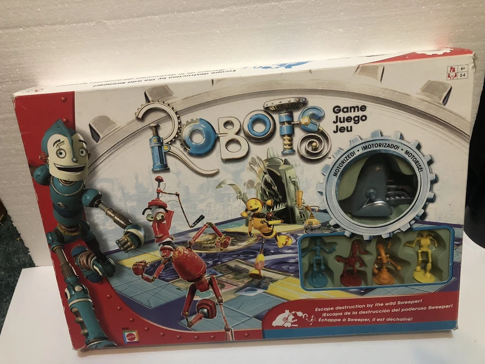 2005 Mattel - Robots Board Game - Wind-Up SWEEPER - Image 1 of 3