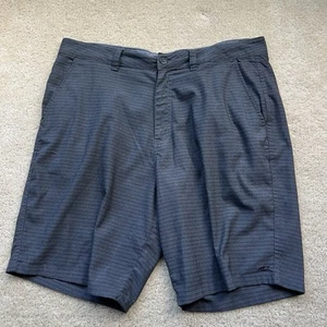 O’Neill grau gestreifte flache Front Chino Shorts für Herren - Gr. 38 - EUC - Stretch - Bild 1 von 9