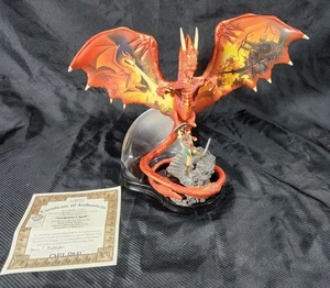 Dragon Figurine Conqueror's Spell Realm Of The Dragon The Bradford Exchange - Picture 1 of 24