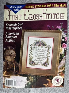 Just CrossStitch Magazine February 1993 Screech Owl and American Sampler Afghan - Picture 1 of 1