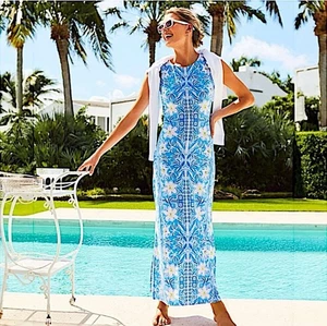 Lilly Pulitzer Noelle Maxi Dress Sz S - Picture 1 of 8