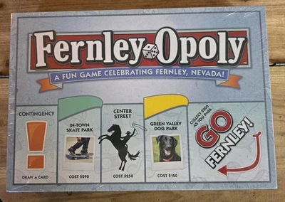 Fernley Nevada Monopoly Board Game RARE BRAND NEW FACTORY SEALED - Image 1 of 4