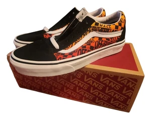 Vans Old Skool Logo Flame Suede Canvas Black Sneaker, Größe: M 5,0 / W 6,5 - Bild 1 von 6