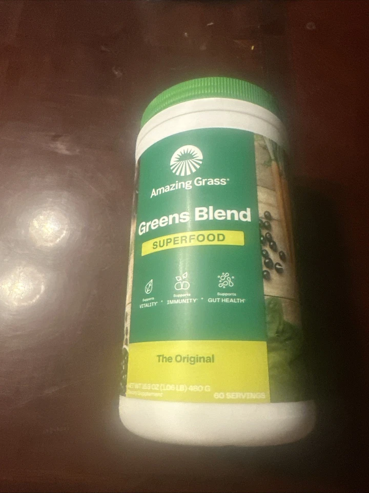 Superalimento en polvo increíble mezcla de verduras de hierba, el original, 60 porciones 26/07 Foto 1 de 1