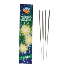 SCINTILLE CANDELINE ELETTRICHE 100 PZ PIROTECNICHE 27 CM CAPODANNO MATRIMONIO