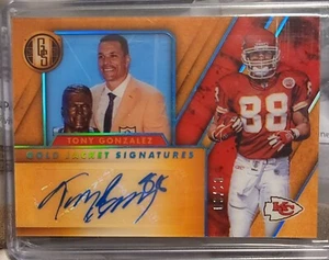 2020 Panini Gold Standard - Gold Jacket Signatures #GJ2 Tony Gonzalez 9/10 AU - Picture 1 of 8