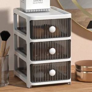 Plastic Storage Drawers Tower Unit 2/3/4 Tier Home Office School Storage Chest - Picture 1 of 10
