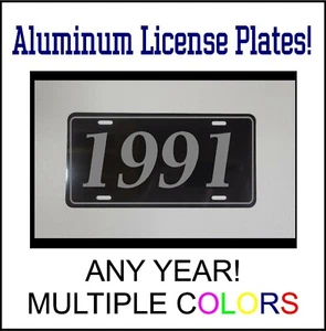 1991 LICENSE PLATE CAMARO MUSTANG CORVETTE SHOW CAR SHELBY SS GT VIPER YEAR - Picture 1 of 1