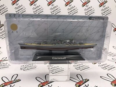 DIE CAST NAVI DA GUERRA " GNEISENAU " SCALA 1/1250 CORAZZATA DEAGOSTINI (5) - Immagine 1 di 3