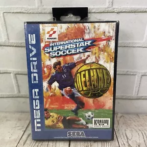 International Superstar Soccer Deluxe Sega Mega Drive Brand New & Sealed - Picture 1 of 6