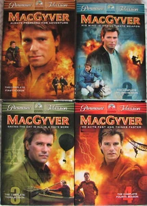 MacGyver Series Seasons 1-4 DVD Box Sets (1985 TV Series) 1 2 3 4 Very Good - Picture 1 of 11
