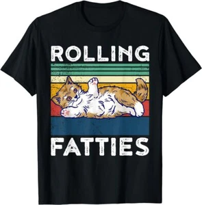 BEST TO BUY Funny Rolling Fatties Cat Shirt Funny Cat Lover Gift T-Shirt - Picture 1 of 3