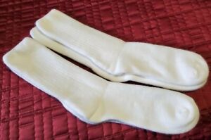 Vintage Slouch Ribbed Terry Cuff Schoolgirl Bobby Socks, PLUSH/FUZZY!! 2 Pairs!