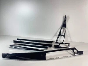 BMW F10 F11 Manual Gearbox PIANO BLACK OEM interior trim set kit RHD - Bild 1 von 6