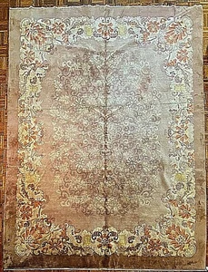 Antique Chinese Art Deco Carpet, ca, 1920-30; 8ft x 10ft - Picture 1 of 11