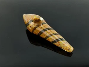 5" Tobacco smoking Glass Pipe thick glass hand pipes, 6mm Filter 509675 - Picture 1 of 9