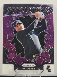2024 LIV Golf Pat Perez Prizm Break Purple Pulsar #2 Insert Parallel - Picture 1 of 2