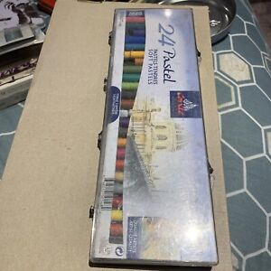Conte A Paris Soft Artist Quality Pastels Set of Assorted 24 Colours 8 mm. Used