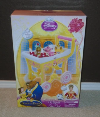 Disney Princess Beauty & the Beast Magical Tea Cart (Creative Designs 2010) NEW - Image 1 of 4