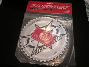 Nos ODYSSEY BLACK WIDOW chain ring sprocket 44 T 6061 t-6 alloy fits GT - Picture 1 of 6