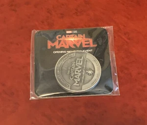 Marvel CAPTIN MARVEL MOVIE  Real 3D Promo Coin MINT - Picture 1 of 2